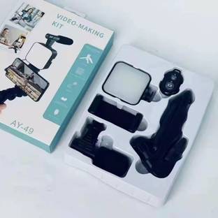 Clairbell ZED_1035_Video Vlogger Kit Microphone LED Fill Light Tripod for Phone Video kit Tripod Kit