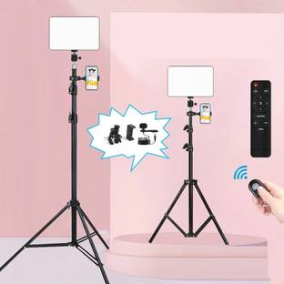 FKU LC328 Ring Light 32cm & 8 Feet Tripod Stand 36W LED Ring Light,Remote, Touch Key Tripod Kit