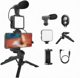 FITRIC Vlogging Kit for Recording YouTube Videos, Podcasting & Content Creation Monopod Tripod Kit, Monopod Kit, Tripod