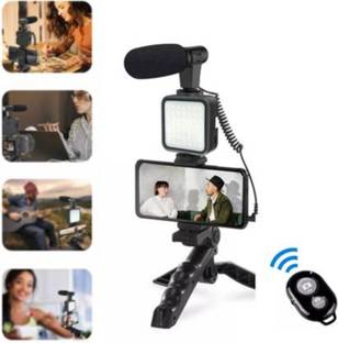 Clairbell ZED_1022_Video Vlogger Kit Microphone LED Fill Light Tripod for Phone Video kit Tripod Kit