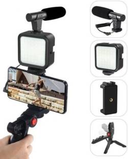 Clairbell ZED_1050_Video Vlogger Kit Microphone LED Fill Light Tripod for Phone Video kit Tripod Kit