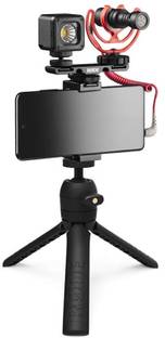GUGGU ZED_987_Video Vlogger Kit Microphone LED Fill Light Tripod for Phone Video kit Tripod Kit