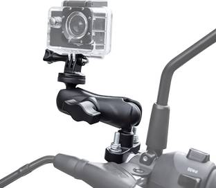 STHIRA Bike Camera Holder, Screw Fixed Rotatable Durable Aluminium Alloy Action Camera Tripod Kit
