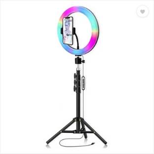 airtech Big Tripod Stand for Live Stream-LED RGB Ring Light Tripod Kit, Tripod