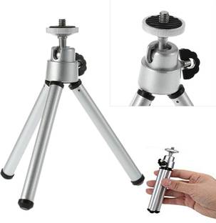 Huntindia Desktop Portable Tripod Stand Mobile Indoor Holder 1/4 Thread Mini Selfie Stick Tripod, Tripod Kit, Tripod Ball Head, Tripod Clamp, Monopod, Tripod Bracket