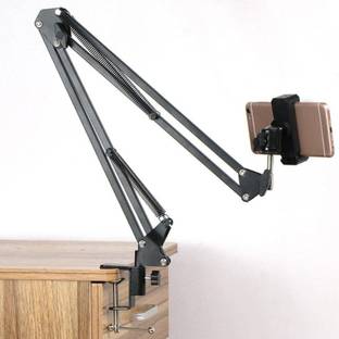 Zohlo Best Buy Overhead Tripod For Camera Webcam Ring Light Flexible Overhead Arm Tripod, Tripod Clamp, Tripod Bracket, Tripod Ball Head