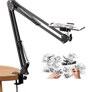 Wanzhow 360 Rotation for Overhead Video shooting,Cooking Videos,Online Claases Tripod Kit, Monopod, Tripod Bracket, Tripod Clamp, Tripod Ball Head