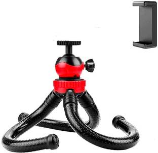 NAFA Octopus/Mini Flexible Tripod Stand (13 Inch) for Mobile, DSLRs with Phone Mount Tripod