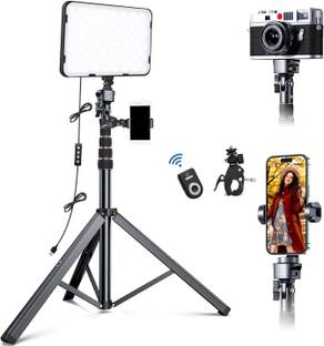 ADZOY 11" USB Panel Light with 210 CM Selfie Stick Tripod with Super Clamp & Remote Tripod