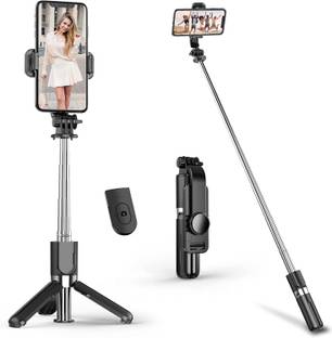 MH BRAND Selfie Stick for Mobile Phone 3 in 1 Bluetooth Selfie Stick Tripod with Remote Portable Bluetooth Selfie Stick
