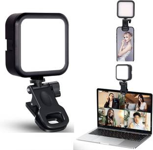 Deoxys LEDs Selfie Light, Video Light Photo Light-Rechargeable Clip on Phone Tripod