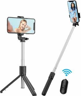 HIFY 3 in 1 expendable foldable bluetooth remote selfie stick for vlog, video, photo Tripod