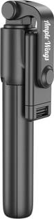 Ample Wings AW R1 Selfie Stick with Detachable Wireless Remote Tripod