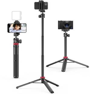 ULANZI MT-44 Extendable Tripod, Selfie Stick with 360* Ball Head, Compatible with Tripod