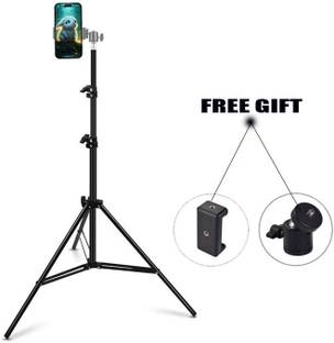 SURYAKUSH Photography Tripod 1/4 Screw for Camera for Ring Light Stand with Adjustable Tripod