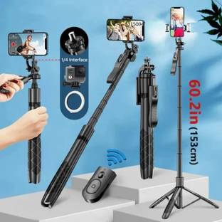 FKU 2024 Upgraded L16 Long Selfie Stick, Balance Handle for Anti Shake Shooting Tripod, Monopod