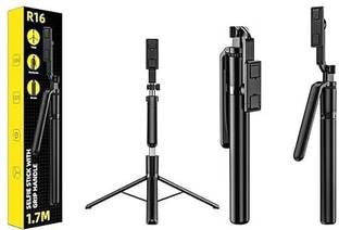 GADGETSWEAR Selfie Stick with Tripod Stand (6 Month Warranty), 170CM/ 67inch Extra Long, Tripod