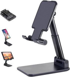 Mobtude Desktop Mobile Phone Stand,Table Mobile Adjustable Height anti-skid silicone pad Tripod