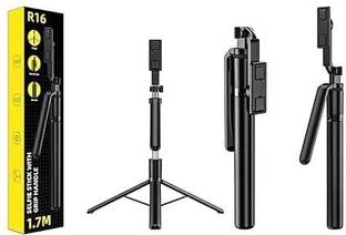 GADGETSWEAR Selfie Stick with Tripod Stand (6 Month Warranty), 170CM/ 67inch Extra Long, Tripod