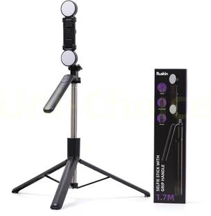 CRAZY BAR R16-K Super long selfie stick with adjustable handle DUAL FLASH wireless remote Tripod, Monopod Kit, Tripod Kit, Monopod