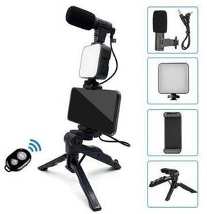 IMMUTABLE VIDEO MAKER KIT WITH MICROPHONE FOR VIDEO hjk54 Tripod