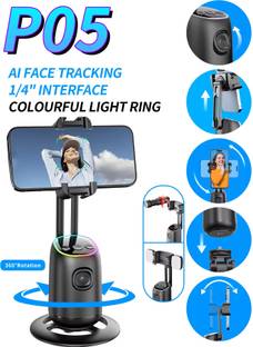 RETRACK P05 AI Auto Face Tracking Smart 360 Rotation Cold Shoe Selfie Gimbal Stabilizer Tripod