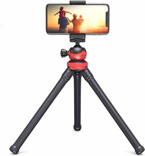 RECTITUDE Adjustable Tripod for Mobile and Camera, with 360 Degree Rotatable Ball Head Tripod