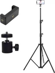 Flipkart SmartBuy 7 Feet Aluminum Alloy Studio Light Stand Tripod (Black, Supports Up to 10000 g) Tripod