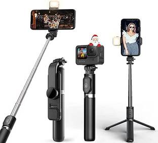 CITLOO Good price R1s Wireless Selfie Stick Stand Remote Flash Light All Smartphones Tripod, Tripod Kit, Monopod Kit