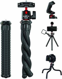 Adofys TE-TRP-001 Camera Flexible Tripod, Cell Phone Tripod Gorilla Tripod Lightweight Bendable Tripod with Heavy Duty Smartphone Stand, Compatible with Action Camera and Smartphone etc. Tripod