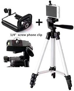 Aoito Professional Adjustable Tripod Stand for Mobile Phones & DSLR Cameras Tripod, Tripod Kit