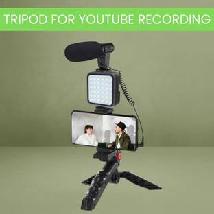Clairbell Mini Tripod Stand (Video Kit)For Video Recording,Vlogging Kit & Video MakingI64 Tripod