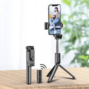 SOJUBA Bluetooth Selfie Stick Tripod Mini Extendable Aluminum Phone Tripod Selfie Stick Tripod, Monopod, Monopod Kit, Tripod Kit