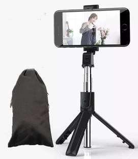 POZUB Selfie Stick Stand with Bluetooth Remote Mobile Tripod Gimbal Free Carry Bag Tripod, Monopod, Monopod Kit, Tripod Ball Head, Tripod Bracket, Tripod Clamp, Tripod Kit