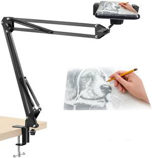 Casa Tech Professional Overhead Video Recording Stand Bracket for Both Mobiles & Tablets Tripod, Tripod Clamp, Tripod Bracket, Tripod Ball Head