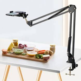 Zohlo Overhead Video Tabletop Stand for Streaming,Overhead Video, Desktop,Office Tripod, Tripod Clamp, Tripod Bracket, Tripod Ball Head
