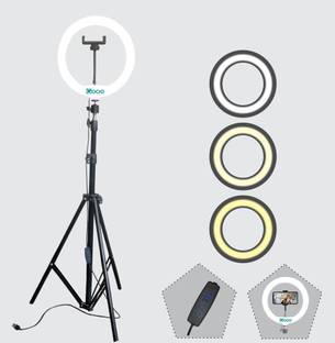 JAMMY ZONES Tripod stand with Ring light & mobile holder for video and photo shoot Tripod, Tripod Kit