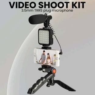 GUGGU (Video Kit) with LED Lights & Wireless Microphone Setup For Vlogging/YouTubeF409 Tripod