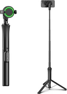 Yantralay 72" Magnetic Tripod for iPhone with Remote Compatible with MagSafe Selfie Stick Tripod