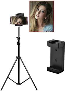 TRIYO HF-700 Light Weight Tripods for Mobile Tripod Kit with 7 Ft Light Stand Tripod