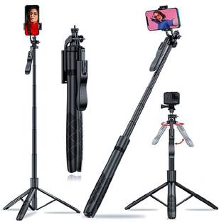 ATSolutions All-in-One Selfie Solution: 360° Rotating Stick, Tripod, and Wireless Remote Tripod