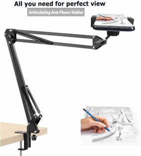 ZOKMOB Professional Overhead Video Recording Stand Bracket for Both Mobiles and Tablets Tripod, Tripod Ball Head, Tripod Bracket, Tripod Clamp