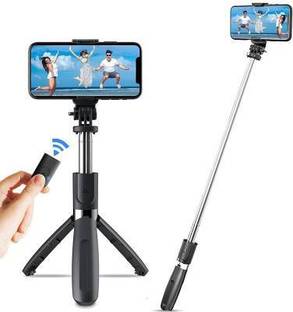 ZOOMLION Portable Selfie Stick Tripod with Bluetooth Remote (Multipurpose) Tripod