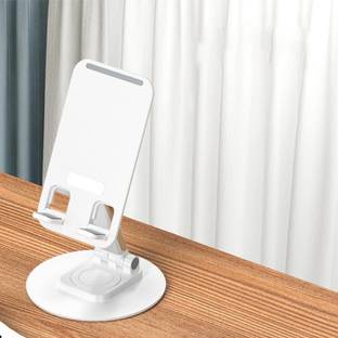 Mobtude Desktop Mobile Phone Stand,Table Mobile Adjustable & Foldable Mobile Holder Tripod