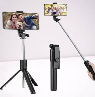 Infinite Digital Bluetooth Extendable Selfie Stick with Tripod Stand and Wireless Remote,3-in-1 Tripod