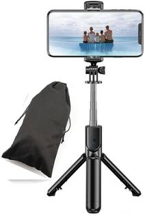 POZUB Mobile Tripod Selfie Stick Stand with Bluetooth Remote Gimbal Free Carry Bag Tripod, Monopod, Monopod Kit, Tripod Ball Head, Tripod Bracket, Tripod Clamp, Tripod Kit