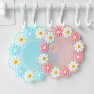 Puno Silicone Hot Pot Holder/Hot Mat/Dining table mat(2 set) SIZE-15CM mat finish Trivet