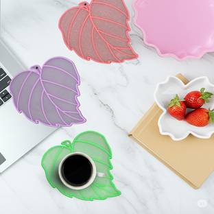 Puno Leaf Shape Heat Resistant Hot Mat | Kitchen Trivet Pad mat Trivet