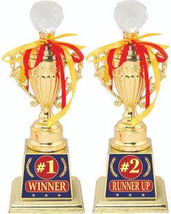 AARK INDIA Winner Runner Up Match/ Competition /Tournament/ Function Gift : 1St 2Nd Place (Combo Set) Trophy: Award (PC001038) Trophy