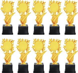 SPELLBALE 10 PC Trophy 06 with Customization Logo for Events, Functions, Award Trophy